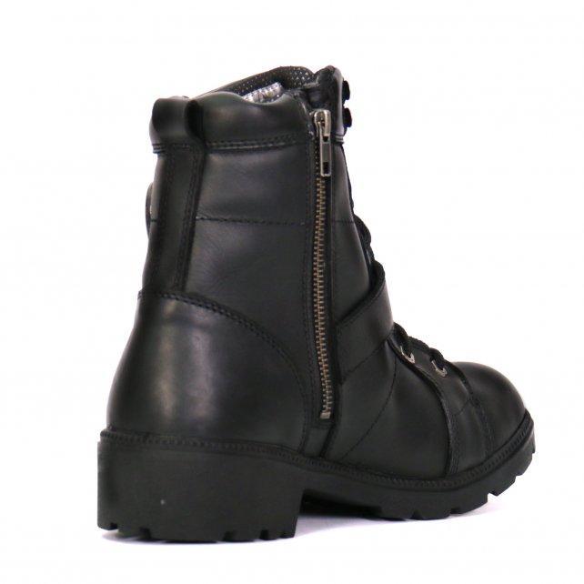Hot Leathers Women's Road Siren Black Lace-Up Boots - BTL1004