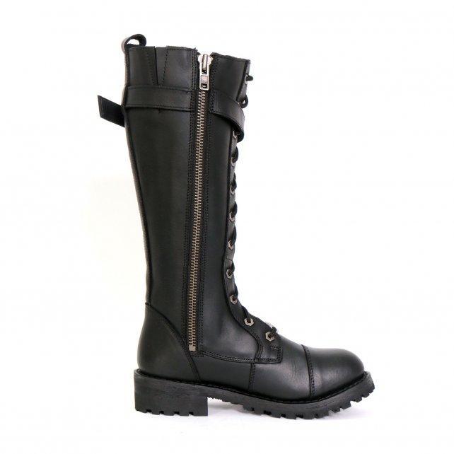 Hot Leathers Women's Midnight Rider Black Knee-High Boots - BTL1005