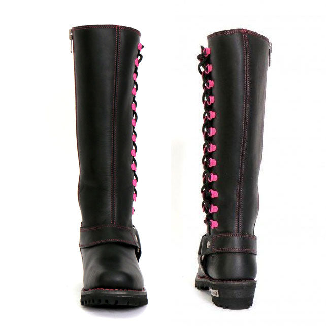 Hot Leathers Women's Black Widow Black Knee-High Boots - BTL1006