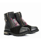 Hot Leathers Women's Sugar Reaper Black Zipper Boots - BTL1009