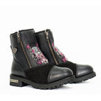Hot Leathers Women's Sugar Reaper Black Zipper Boots - BTL1009