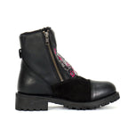 Hot Leathers Women's Sugar Reaper Black Zipper Boots - BTL1009