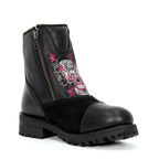 Hot Leathers Women's Sugar Reaper Black Zipper Boots - BTL1009
