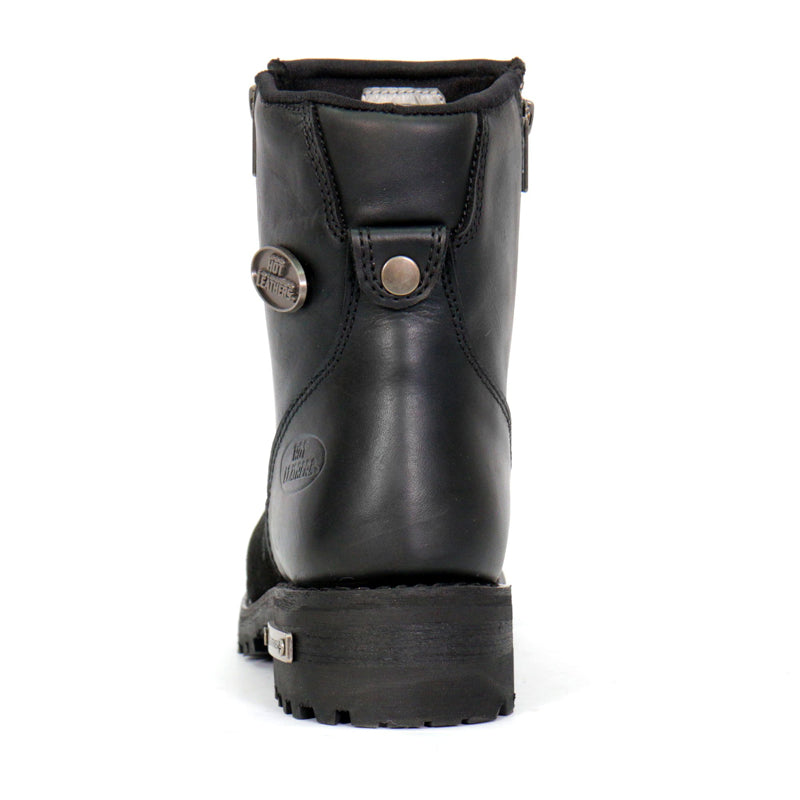 Hot Leathers Women's Sugar Reaper Black Zipper Boots - BTL1009