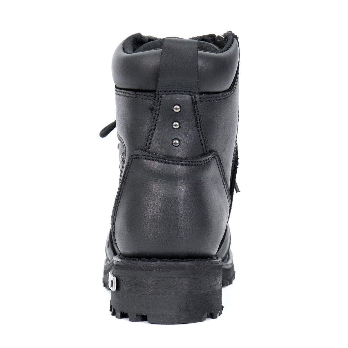Hot Leathers Women's Studded Outlaw Black Logger Boots - BTL1010