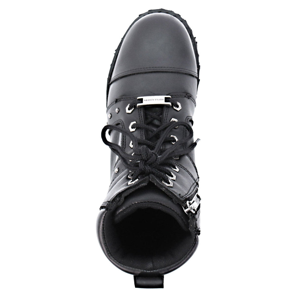 Hot Leathers Women's Studded Outlaw Black Logger Boots - BTL1010