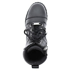 Hot Leathers Women's Studded Outlaw Black Logger Boots - BTL1010
