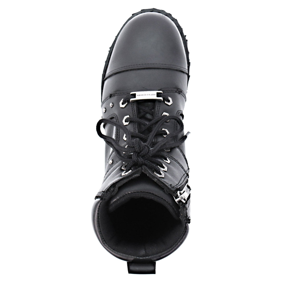 Hot Leathers Women's Studded Outlaw Black Logger Boots - BTL1010