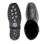 Hot Leathers Men's Short Fuse Black Harness Boots - BTM1004