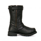 Hot Leathers Men's Road Forge Black Engineer Boots - BTM1005