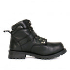 Hot Leathers Men's Road Scout Black Logger Boots - BTM1007