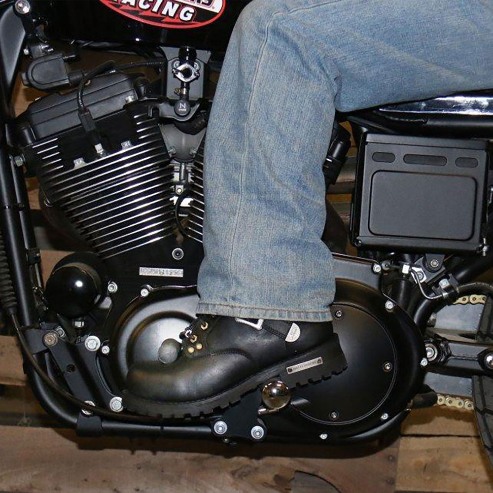 Hot Leathers Men's Road Scout Black Logger Boots - BTM1007