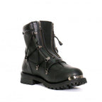 Hot Leathers Men's Crossfire Black Lace-Up Boots - BTM1009