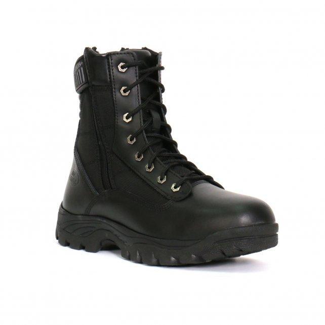 Hot Leathers Men's Night Patrol Black Lace-Up Boots - BTM1012
