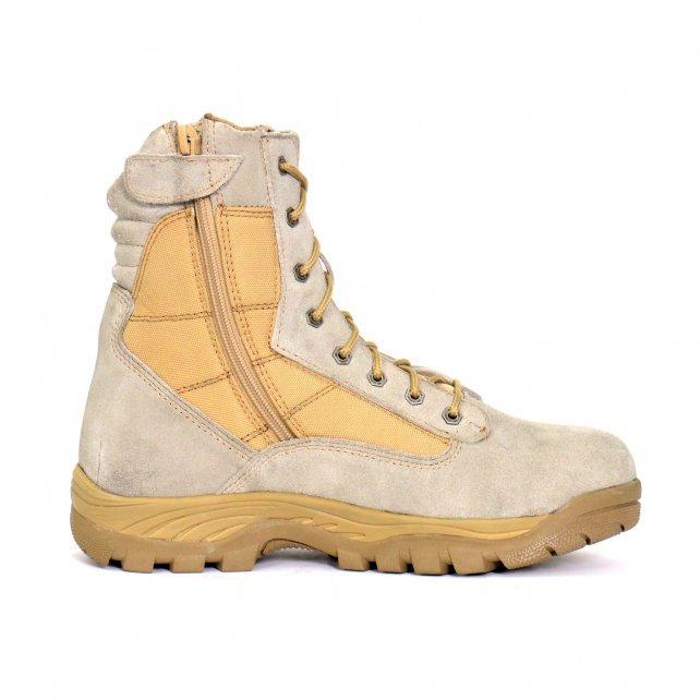 Hot Leathers Men's Desert Patrol Tan Lace-Up Boots - BTM1013