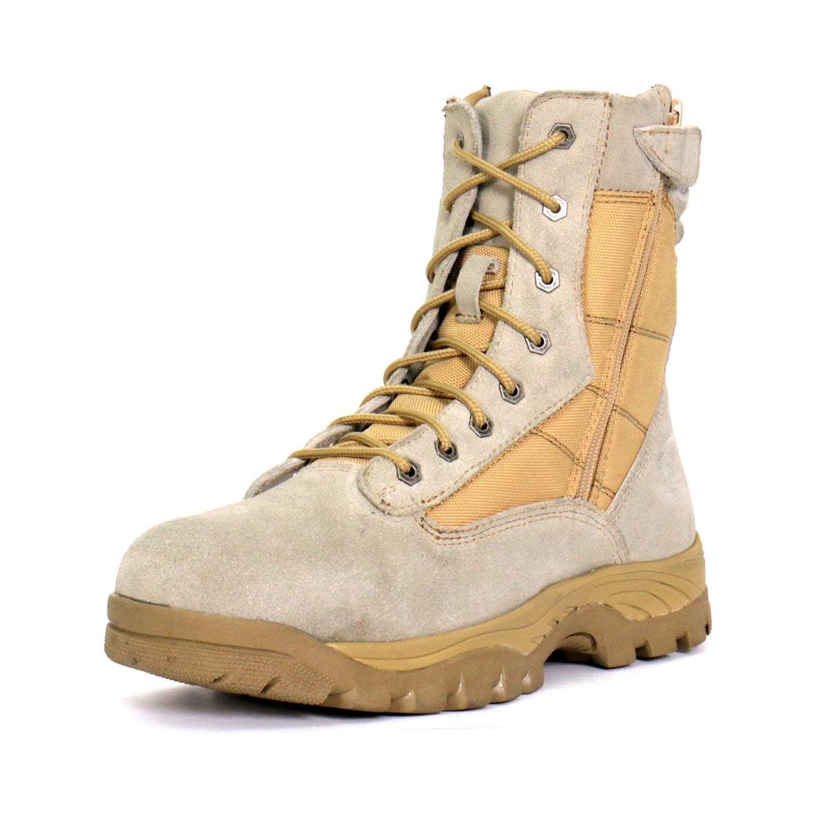 Hot Leathers Men's Desert Patrol Tan Lace-Up Boots - BTM1013
