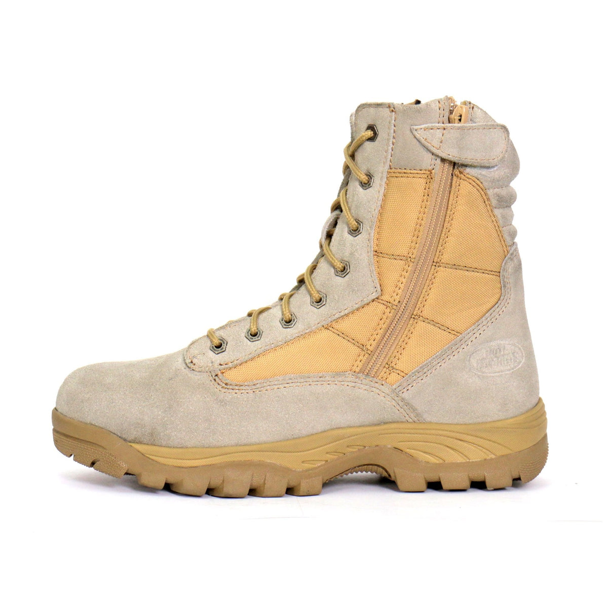 Hot Leathers Men's Desert Patrol Tan Lace-Up Boots - BTM1013