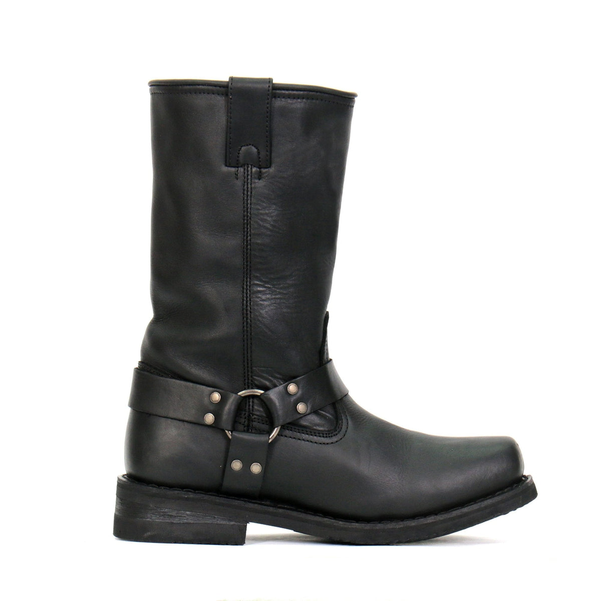 Hot Leathers Men's Midnight Harness Black Harness Boots - BTM1016