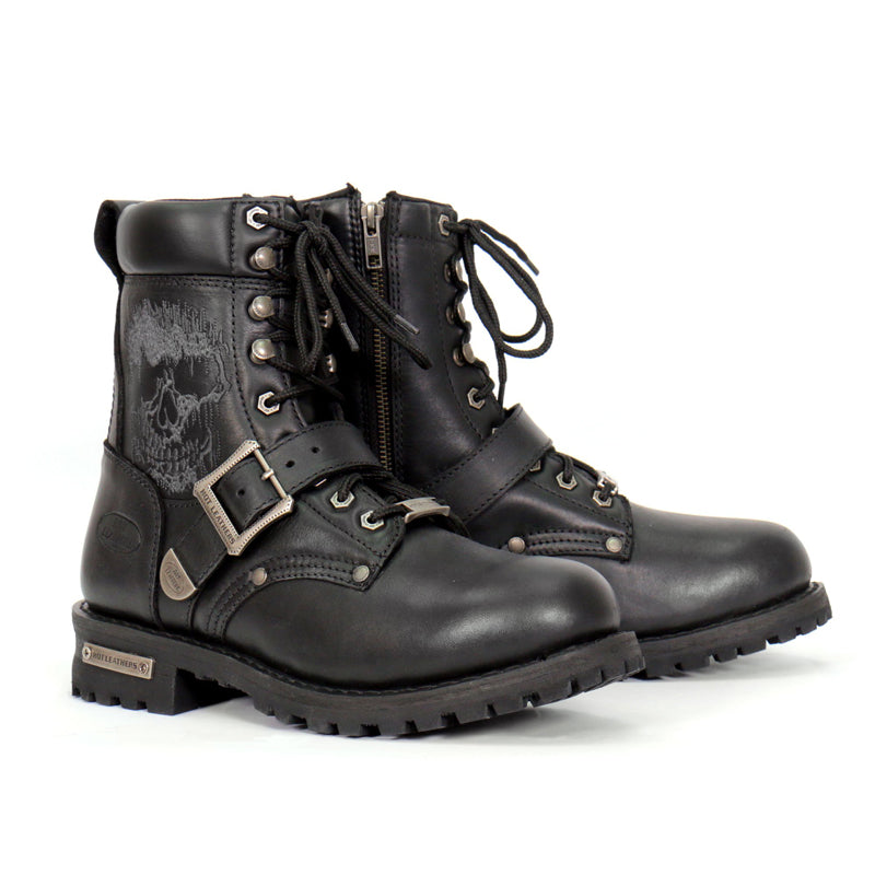 Hot Leathers Men's Graveyard Shift Black Logger Boots - BTM1017