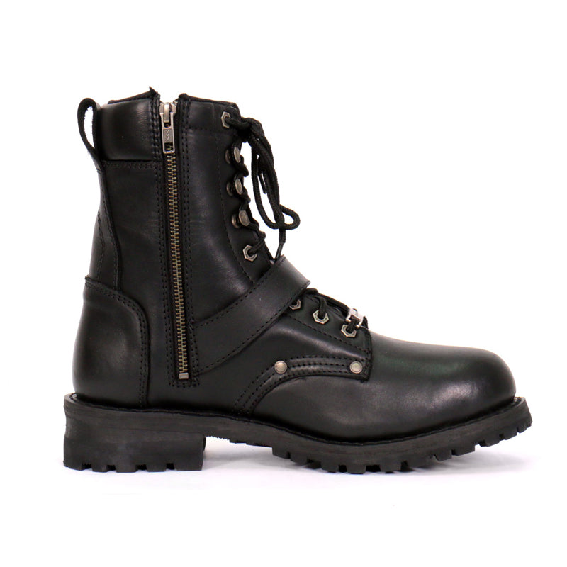 Hot Leathers Men's Graveyard Shift Black Logger Boots - BTM1017