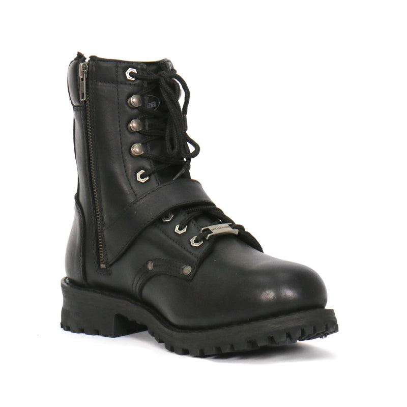 Hot Leathers Men's Graveyard Shift Black Logger Boots - BTM1017