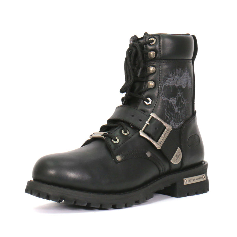 Hot Leathers Men's Graveyard Shift Black Logger Boots - BTM1017