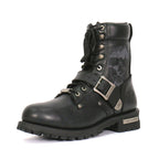 Hot Leathers Men's Graveyard Shift Black Logger Boots - BTM1017