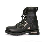 Hot Leathers Men's Graveyard Shift Black Logger Boots - BTM1017