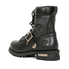Hot Leathers Men's Graveyard Shift Black Logger Boots - BTM1017