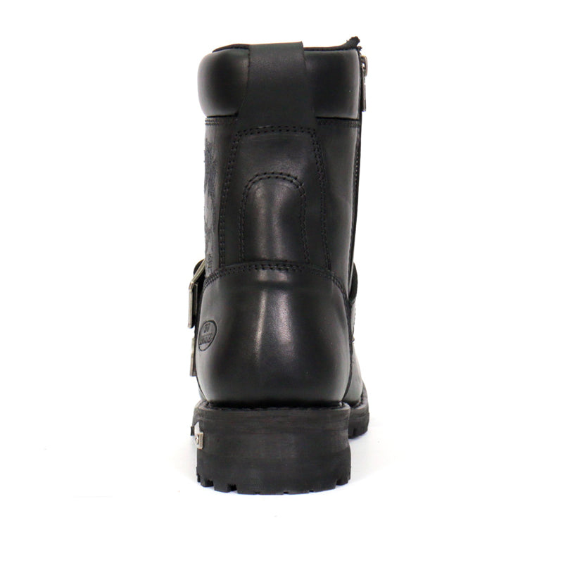 Hot Leathers Men's Graveyard Shift Black Logger Boots - BTM1017