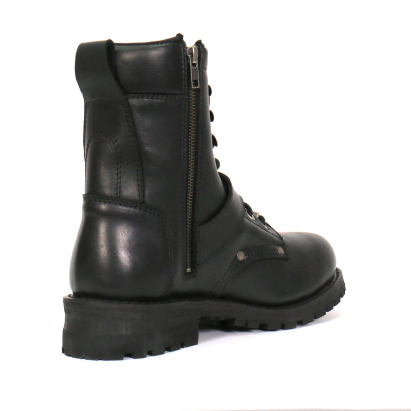 Hot Leathers Men's Graveyard Shift Black Logger Boots - BTM1017