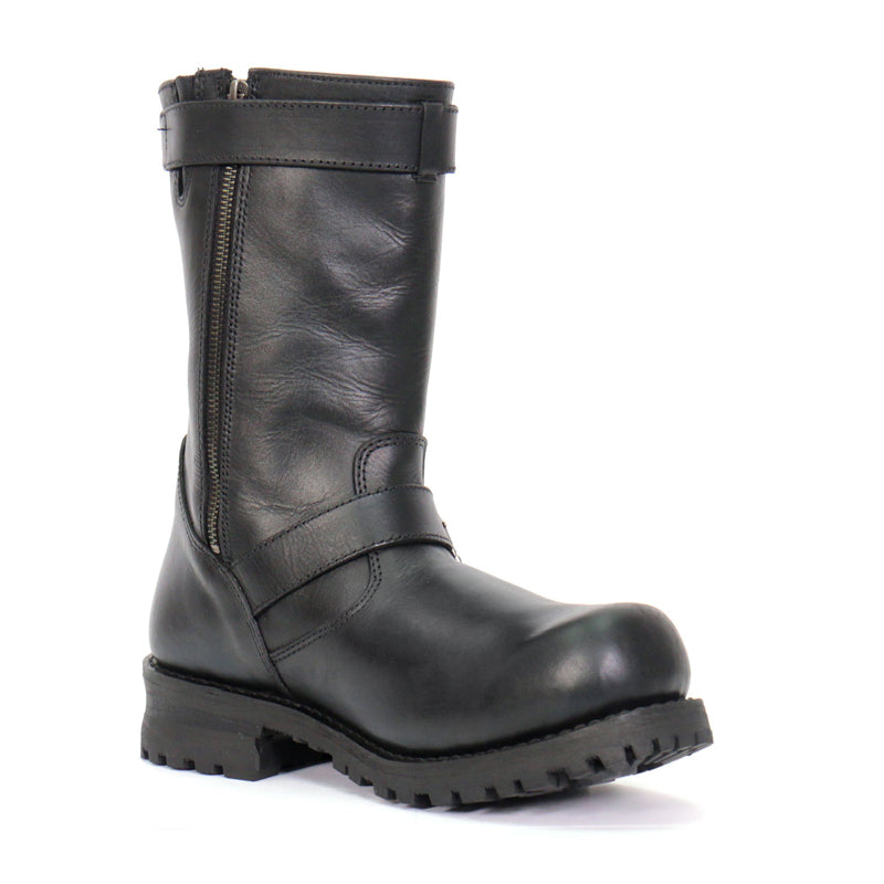 Hot Leathers Men's American Reaper Black Engineer Boots - BTM1018