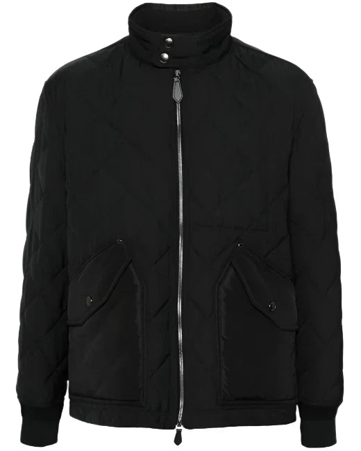 Burberry Men's Black Harrington Jacket