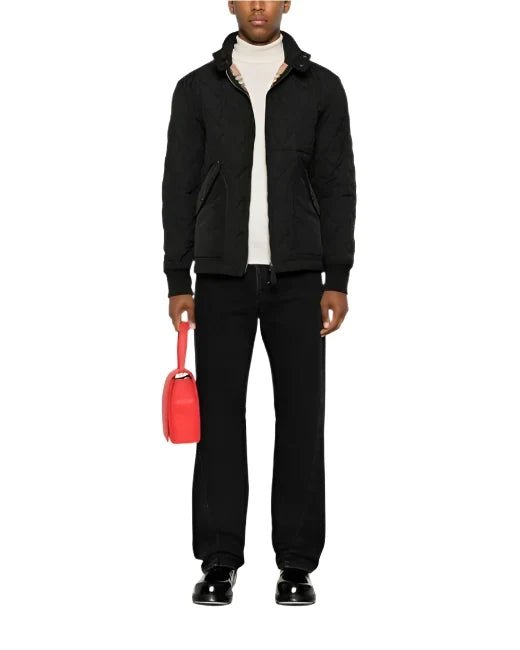 Burberry Men's Black Harrington Jacket