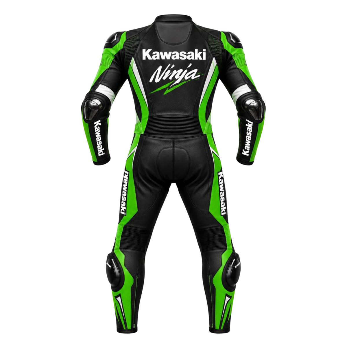 Kawasaki Ninja Leather Motorcycle Racing Suit – Track-Day Gear