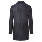 Cara Leather Trench Coat