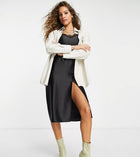 Women's White Leather Shirt with Classic Fit