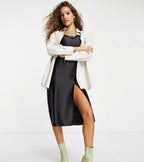 Women's White Leather Shirt with Classic Fit