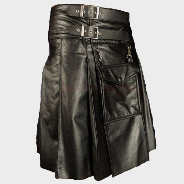 Fetish Leather Kilt