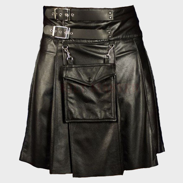 Fetish Leather Kilt