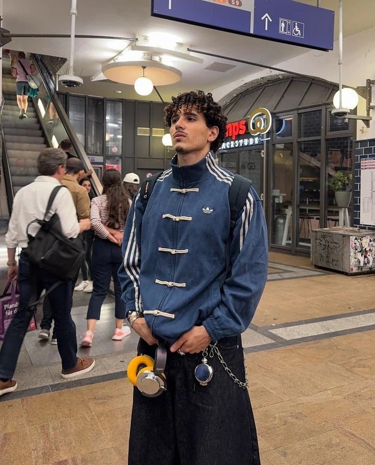 CNY Blue Suede Jacket