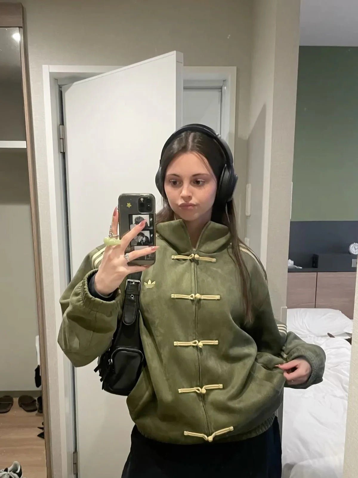 CNY Green Suede Jacket