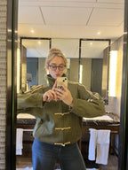 CNY Green Suede Jacket