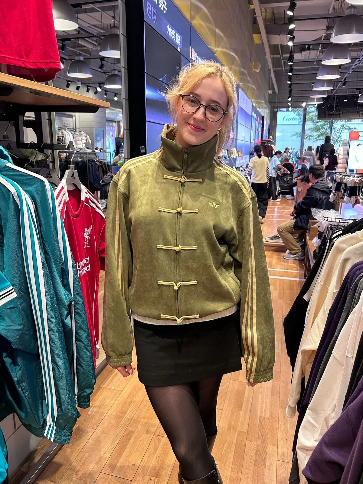 CNY Green Suede Jacket