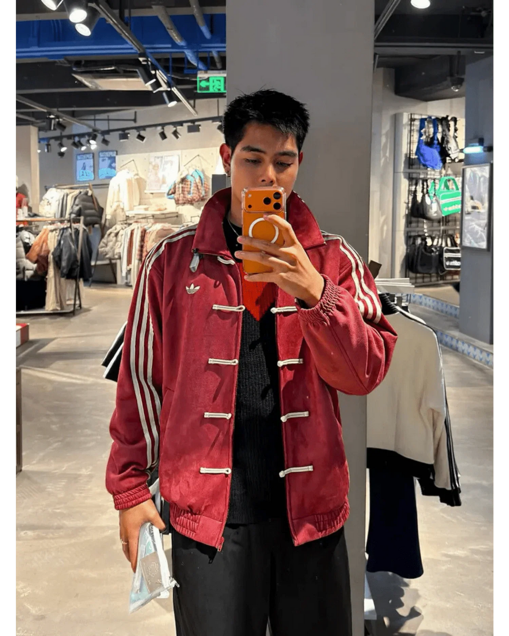CNY Maroon Suede Jacket