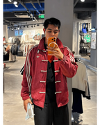 CNY Maroon Suede Jacket