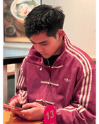 CNY Maroon Suede Jacket