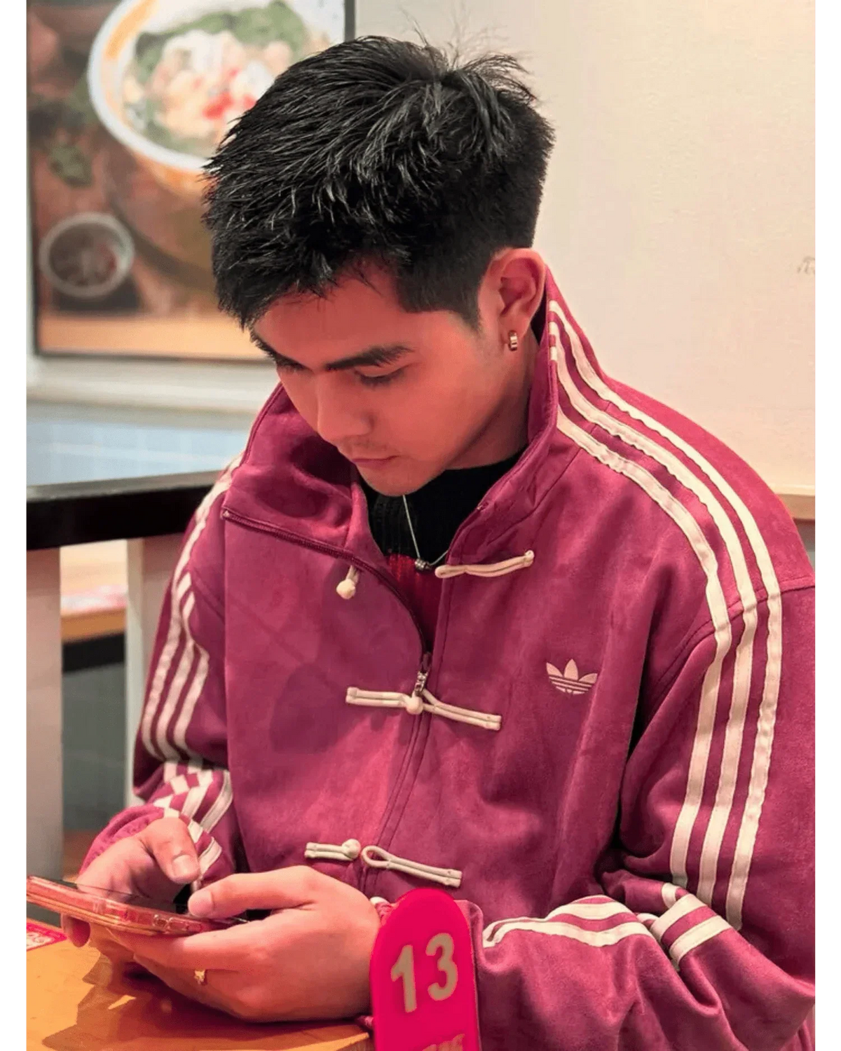CNY Maroon Suede Jacket