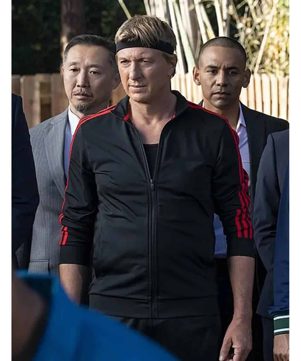 Cobra Kai Johnny Lawrence Black Track Jacket