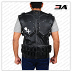 Commando Black Leather Vest